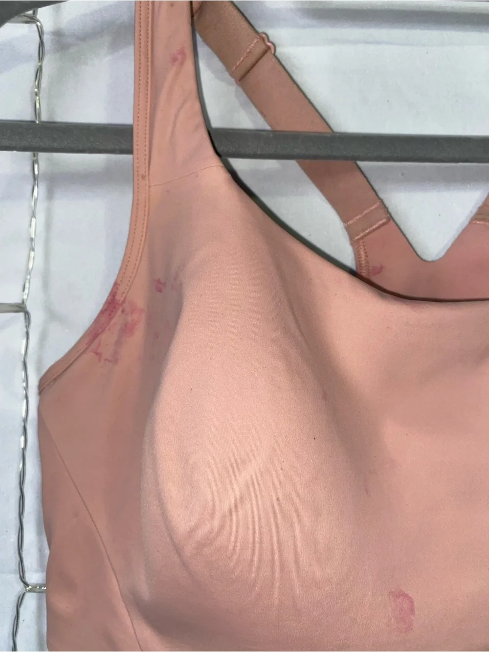 lululemon athletica Dusty Rose Adjustable-Strap Racerback Sports Bra